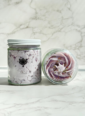 calming lavender whipped body butter
