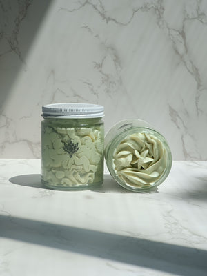cucumber water whipped body butter